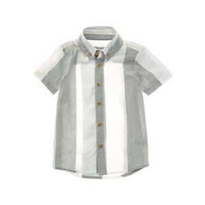 Sovereign Code Boys Biggs Woven Shirt, Green